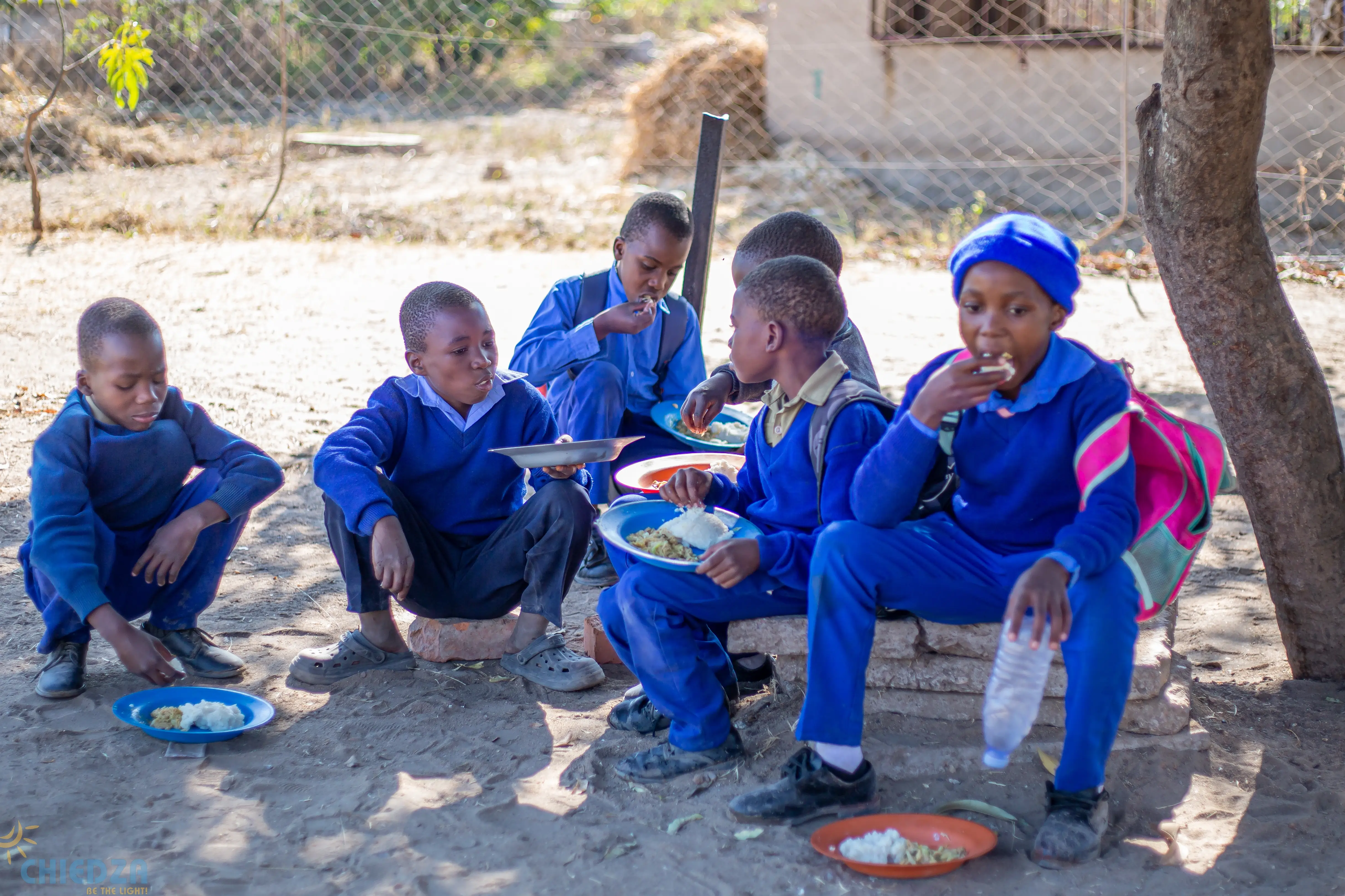 Happy children at Chiedza
